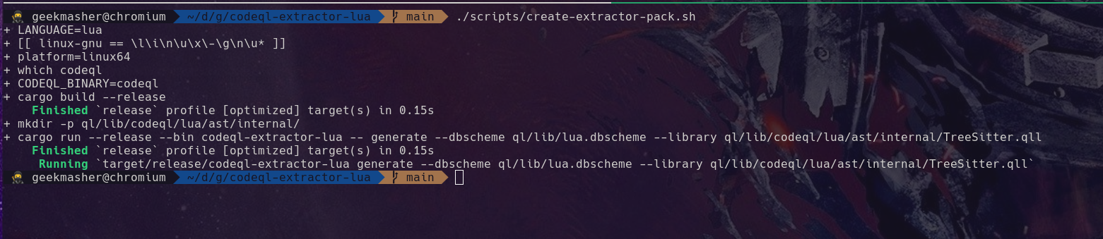 creating extractor pack v1
