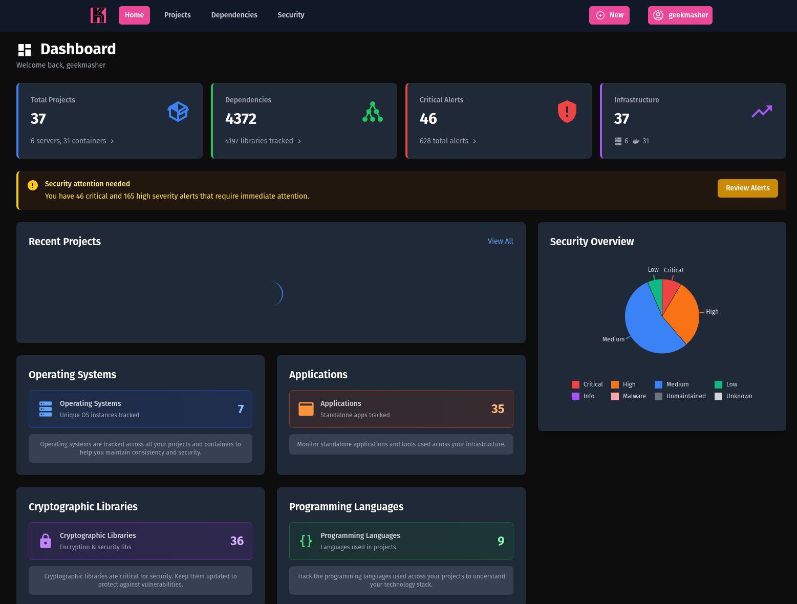 New Konarr Dashboard